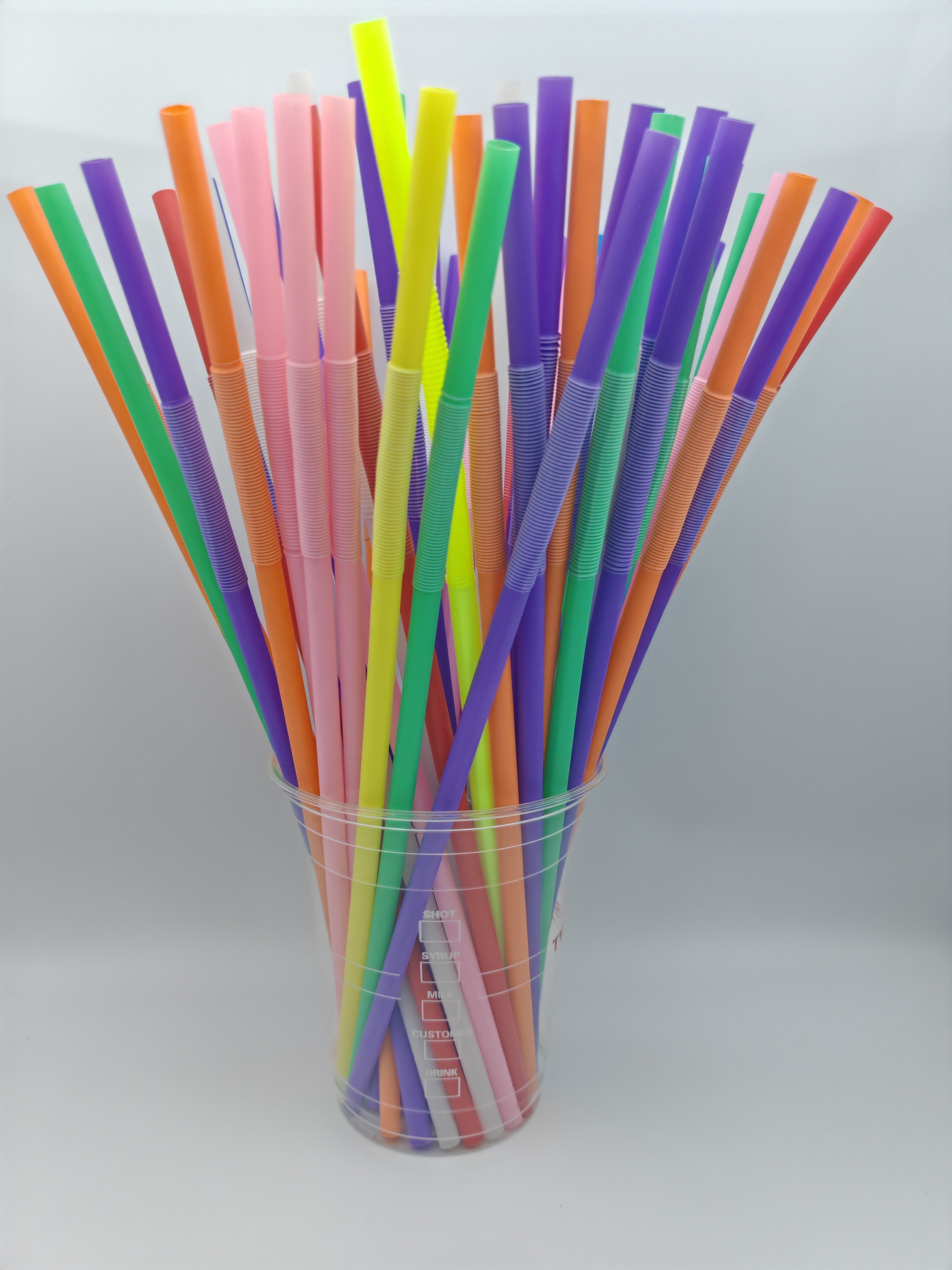 Bio Drinking Straw Pla Bent Straws Pla Curved Drinking Straw