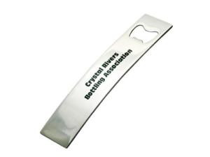 China Stainless Steel Flat Bar Blade Bottle Opener,Factory manufacture stainless steel bartender long flat beer bottle opener, wholesale