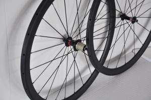 China 100% hand-built and fast delivery oem carbon bicycle wheelset 38mm tubular for road bike wholesale