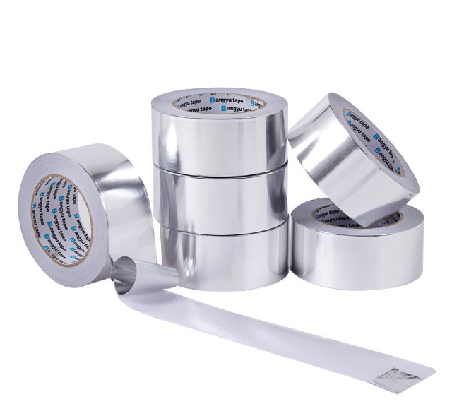 Silver Waterproof Aluminum Foil Tape For Stainless Steel Stove Sink