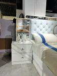 Chic Silver Bedroom Furniture Commercial Hotel Bedroom Furniture OEM ODM