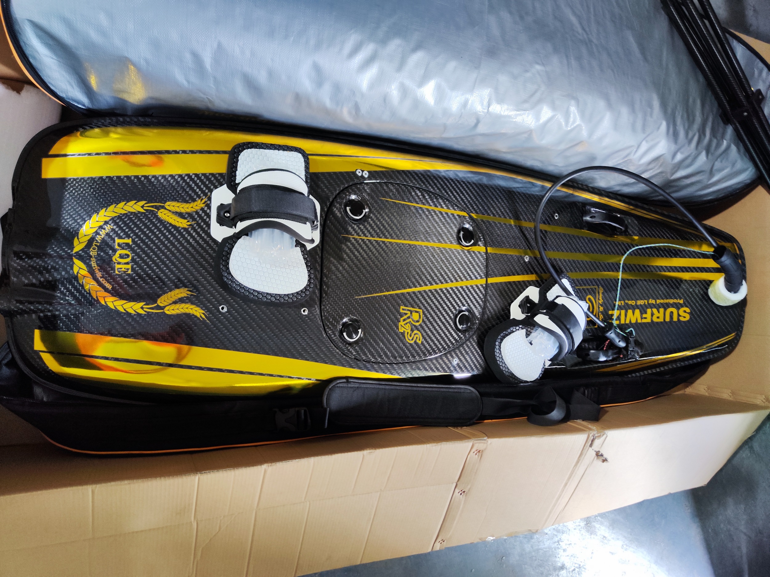 Unisex Wavestorm Moto Support Long Board Surfboards with Flying Motorized Surfboard