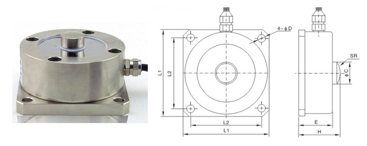 GSS415 Electronic belt scales pancake load cell 1000KN