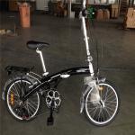 Double V Brake System Aluminum Alloy Folding Bike Frame for 20 Inch Foldable