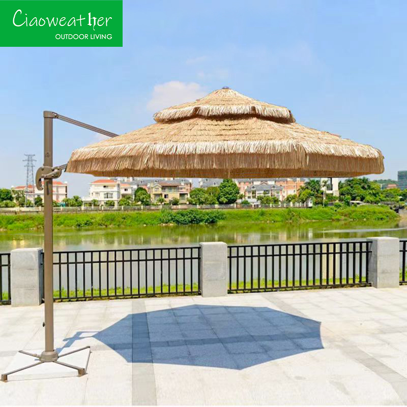 Mail packing N Customized Color Garden Pool Sun Waterproof Windproof Outdoor Patio Stock Roman Parasol Umbrella For Restaurant