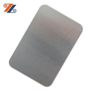 China PVC Coated Chromium White HL 201 Stainless Steel Sheet No 4 1219x2438mm wholesale