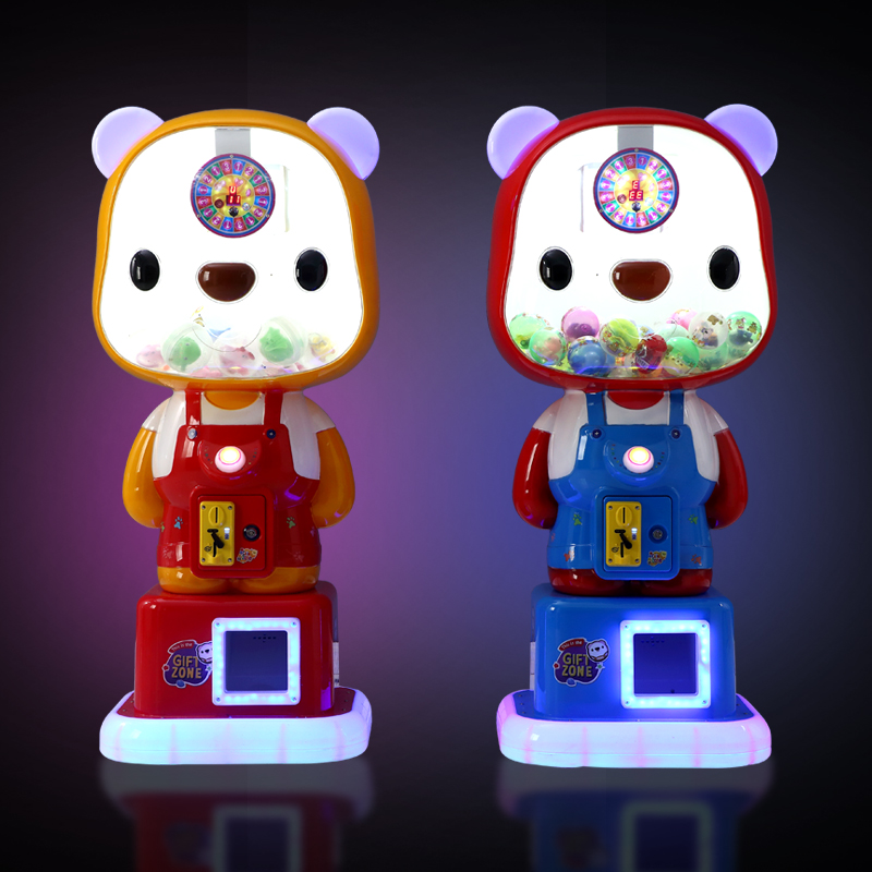 Amusement Coin Operated Prize Out Gifts Toys Gashapon Capsule Balls Game Machine For Kids