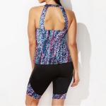 Amazon Hot Sale Printed Camisole Shorts Tankini Beach Wear Plus Size Swim Wear