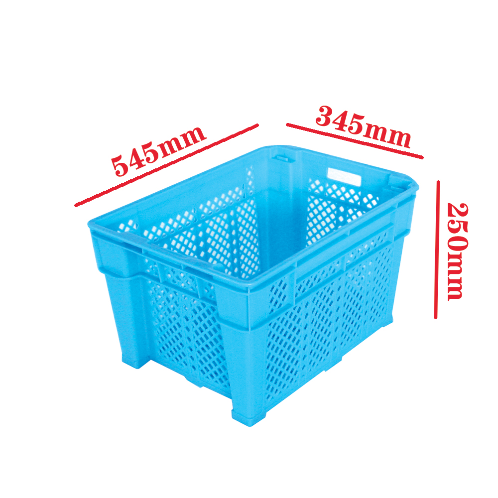 Mesh Style Multifunction Plastic Crate for Agricultural Industrial Storage Boxes