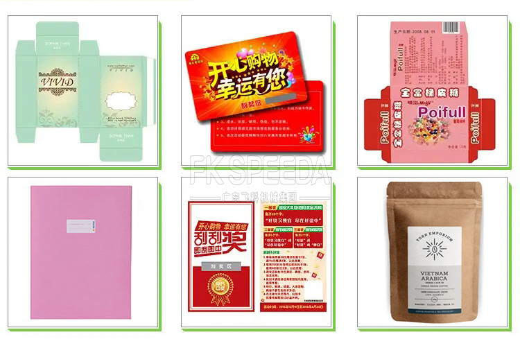 FK 711 High Security Automatic Paper Bag Box PET Hang Tag Top Plane Labeling Machine 1930mm x 1mm
