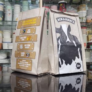 China Fast Food Foil Lined Sandwich Bags Takeaway Recyclable Paper Packaging wholesale