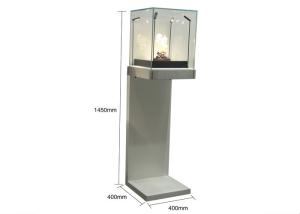 China Museum Custom Glass Display Cases / Pedestal Display Stand Pre - assembled Structure wholesale