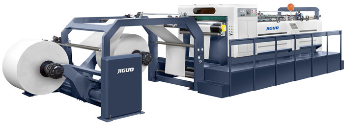 Automatic Paper Roll Cutting Machine 1400mm Width Roll To Sheet Cutter