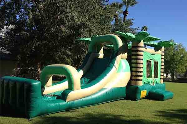Pink Bouncy House Castle Outdoor Rantal Inflatable Bouncer With Slide