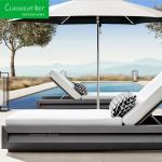 Modern Outdoor Furniture Luxury Resort Beach Chaise Villa Pool Lounge Chairs
