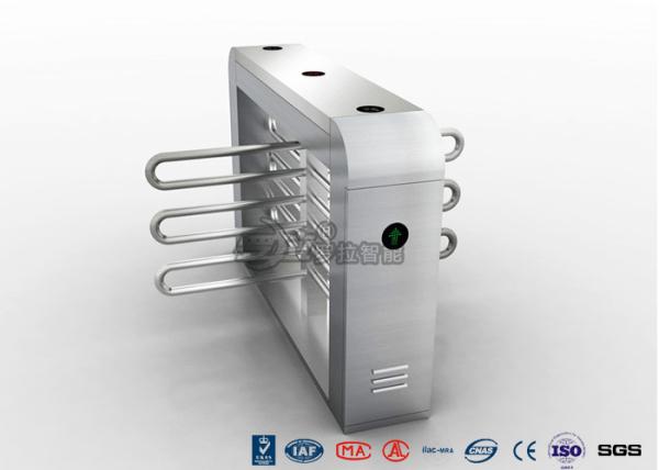 Bus Station Waist Height Turnstiles Coin Collector Remote Control Boom Barrier