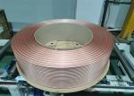 LWC Level Wound Copper Tube , EN12735 Refrigerator Copper Coil