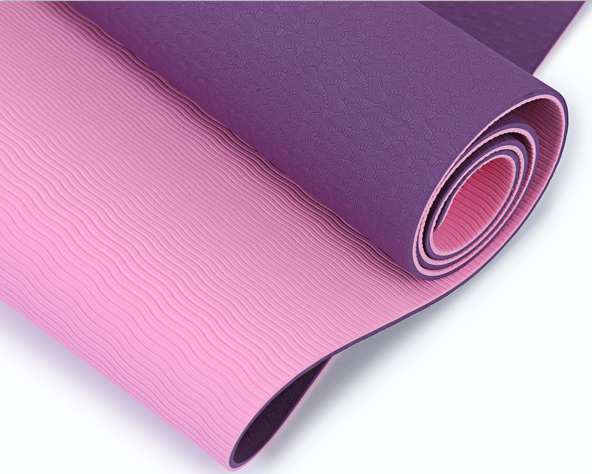 1.83m Sweatproof Workout Yoga Mat TPE Extra Grip Dance Fitness