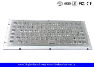 China Stainless Steel 64 Keys Industrial Mini Keyboard IP65 Water Resist wholesale