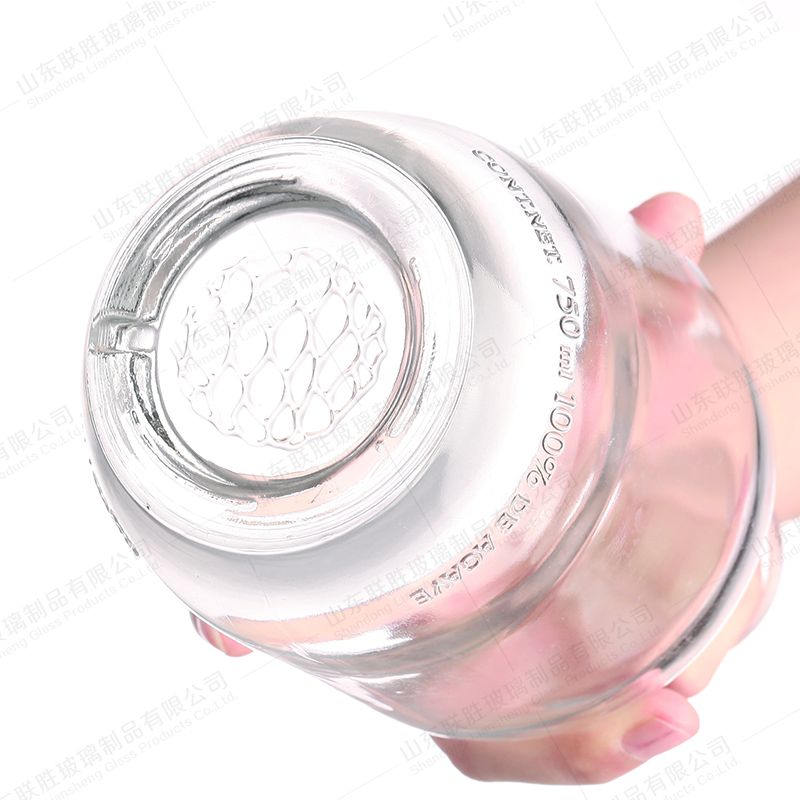 200ml 375ml 500ml 750ml 1000ml Empty Glass Bottle for Whiskey Vodka Brandy Rum Alcohol