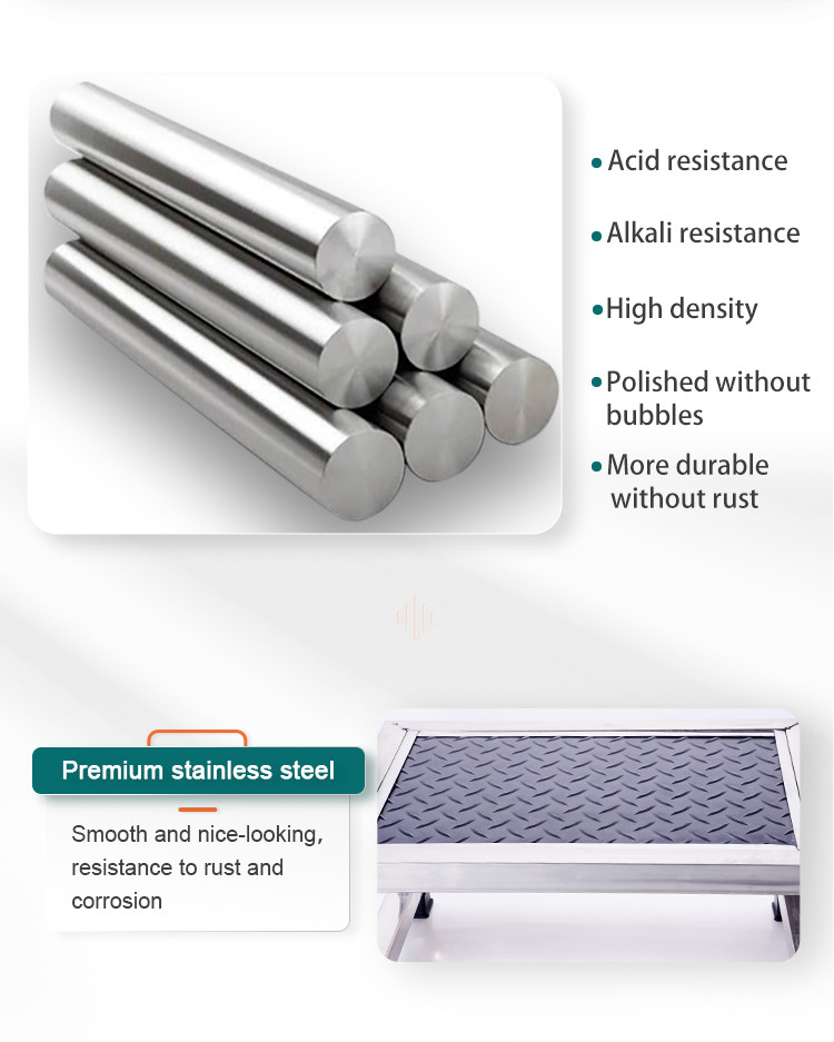Cheap And Strong Stainless Steel Foot Step Stool 2 Step