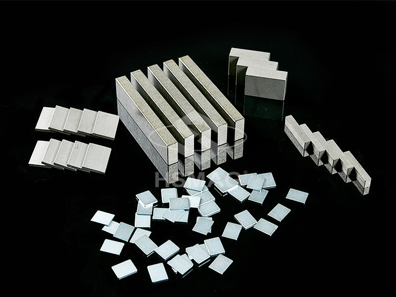 Electroplated Silver Samarium Cobalt SmCo Cube Magnet Antiwear Electronic Accessories