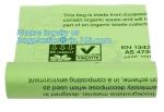 100% biodegradable compostable self adhesive plastic bags, 100%certified