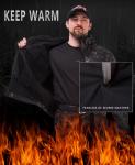 Soft Shell Custom Outdoor Clothing , Mens Tactical Jacket Heat Preservation