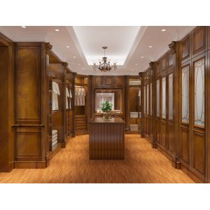 China Stylish Wardrobe Cloakroom OEM ODM Custom Closet Furniture Artificial Stone wholesale