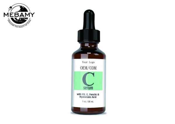 OEM Organic Facial Serum Vitamin C 20% Pure L-Ascorbic Acid Vitamin E And