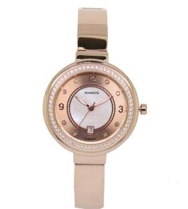 China Stainless Steel Fashion Watches For Women , Ladies Fashion Watches with diamonds Bezel ,OEM Jelwelry Wrist Watch wholesale