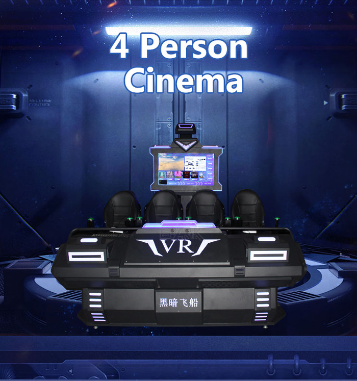 Full Automatic Mode 9D VR Cinema Spaceship Interactive Amusement Commercial Equipment