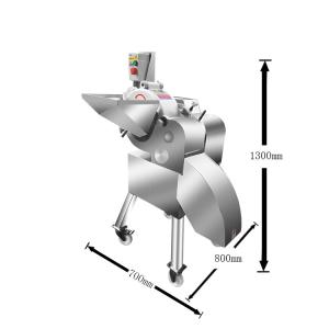 China Stainless Steel Potato 500KG/H Vegetable Dicer Machine wholesale