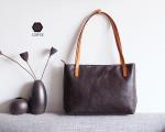 LH-63-4 Green Leather Tote Bag Quilted China Wholesale Handbags