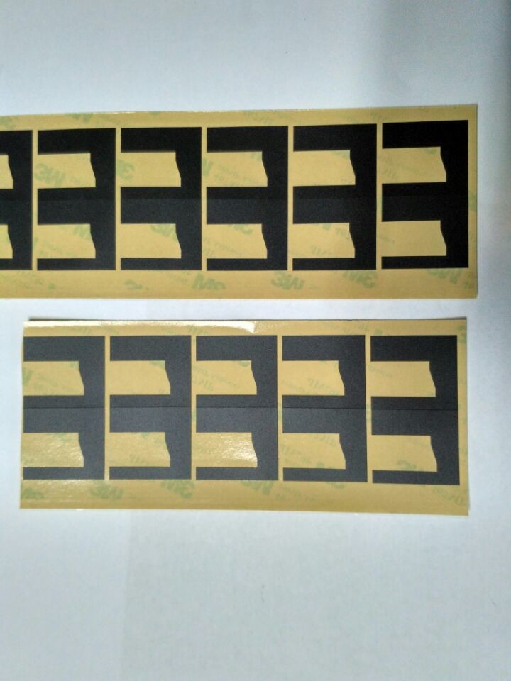 High Cleanliness Die Cut Products Black PET Film For LED Bottom Protection