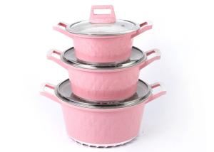 China 2 Layers LFGB 3003 Aluminum Alloy Non Stick Soup Pot wholesale