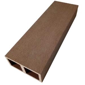 China Sanding Plain 100mmX50mm Outdoor WPC Handrail wholesale