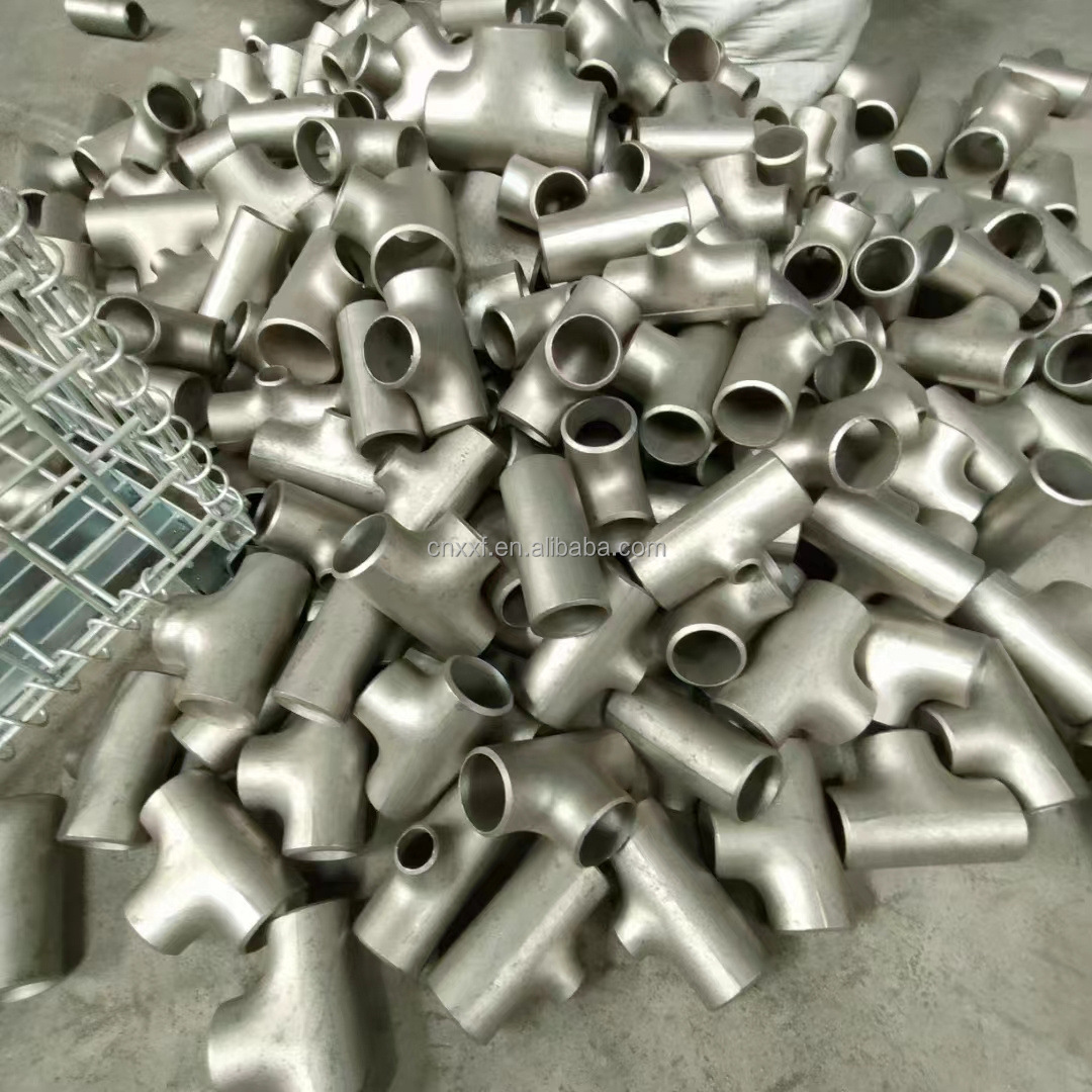 ASTM A403 WP317L Stainless Steel Equal Tee Reducing Tee Straight Tee Fittings-Forged Technics OEM Customized Support 317L