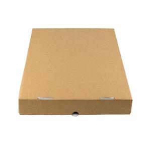 China Customized Plain brown kraft Corrugated Pizza Box Packaging wholesale