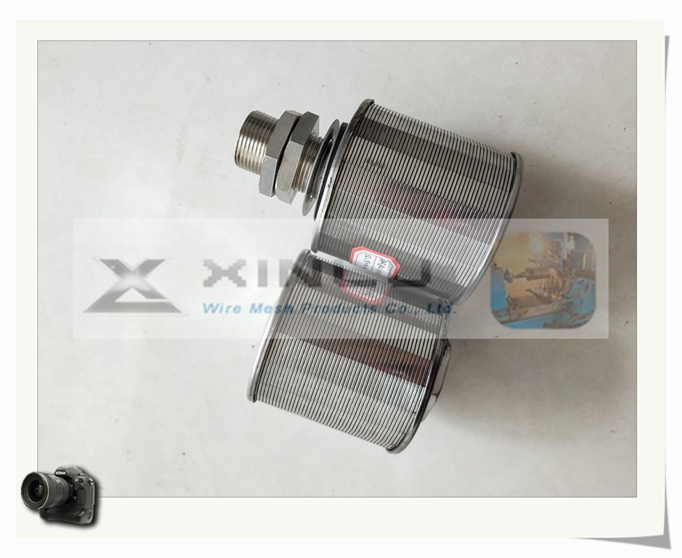 Triangular Water Filter Nozzles 45mm Diameter Wedge Wire High Flow Nozzle