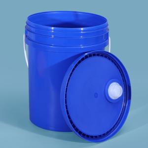 China Nozzle Spout Cover 20L Plastic Bucket for Lubricant and Water Translucent wholesale