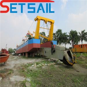 China 26 Inch Cutter Suction Dredger for Lake Sand 1200m3 Soild Capacity 6000m3 Pump Water Flow wholesale