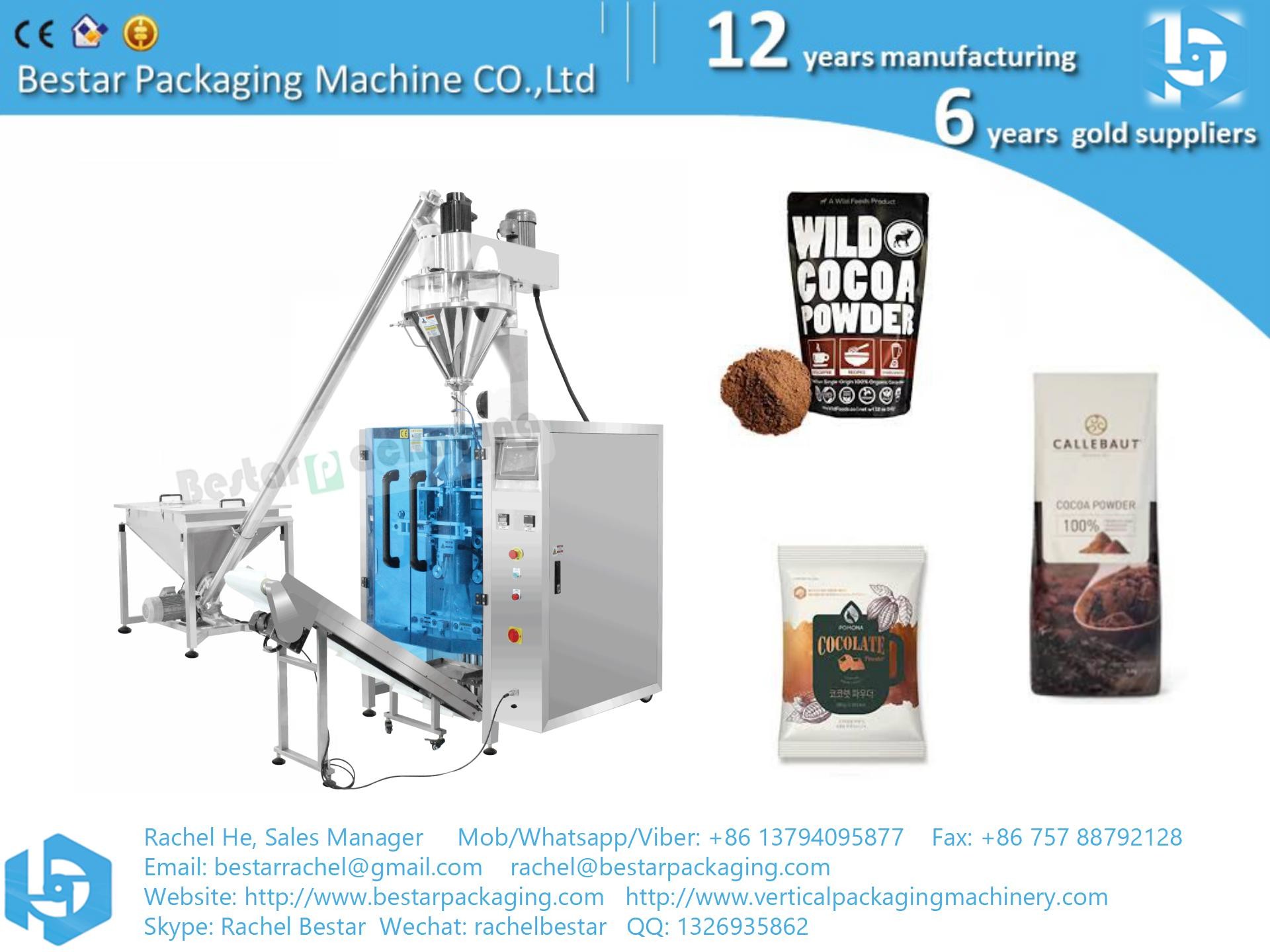 China Bestar good quality packing machine of chocolate powder milk powder