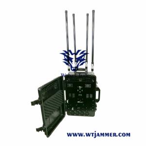 China 120 Meters 50w GPS Cellular Backpack Signal Jammer For Drone wholesale