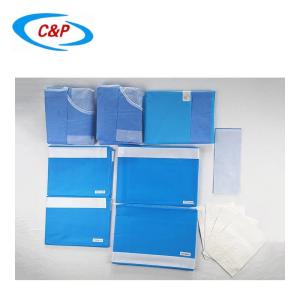 China Nonwoven Reinforced Split General Surgery Drape Pack Barrier For Hospital Clinic wholesale