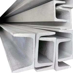 China Duplex Stainless Steel U Shape Bar 6m C Channel Profile Angel Folded Hairline wholesale
