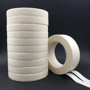 China Beige Crepe Paper Masking Tape Pressure Sensitive Adhesive Withstands Up To 200°F No Uv Resistance wholesale