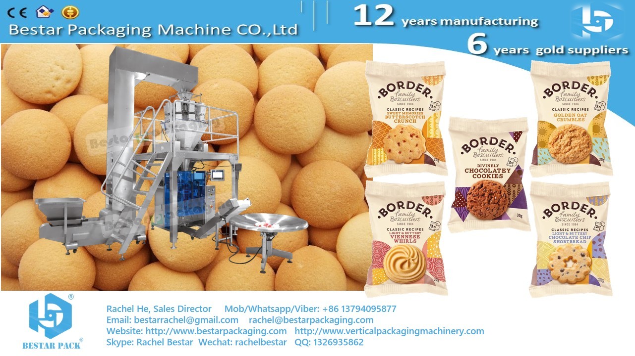 Biscuit packaging machine, customized double-end sealed bag BSTV-450AZ