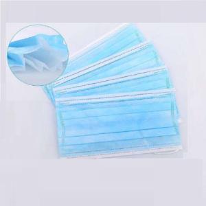 China Disposable Non Woven Surgical Mask Prevent Coronavirus Covid 19 3 ply wholesale