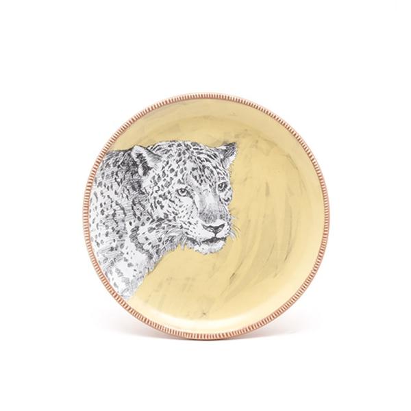 Animal Zebra Tiger Printing Stoneware Plate For Kids Heath Ceramics Dinner Plates